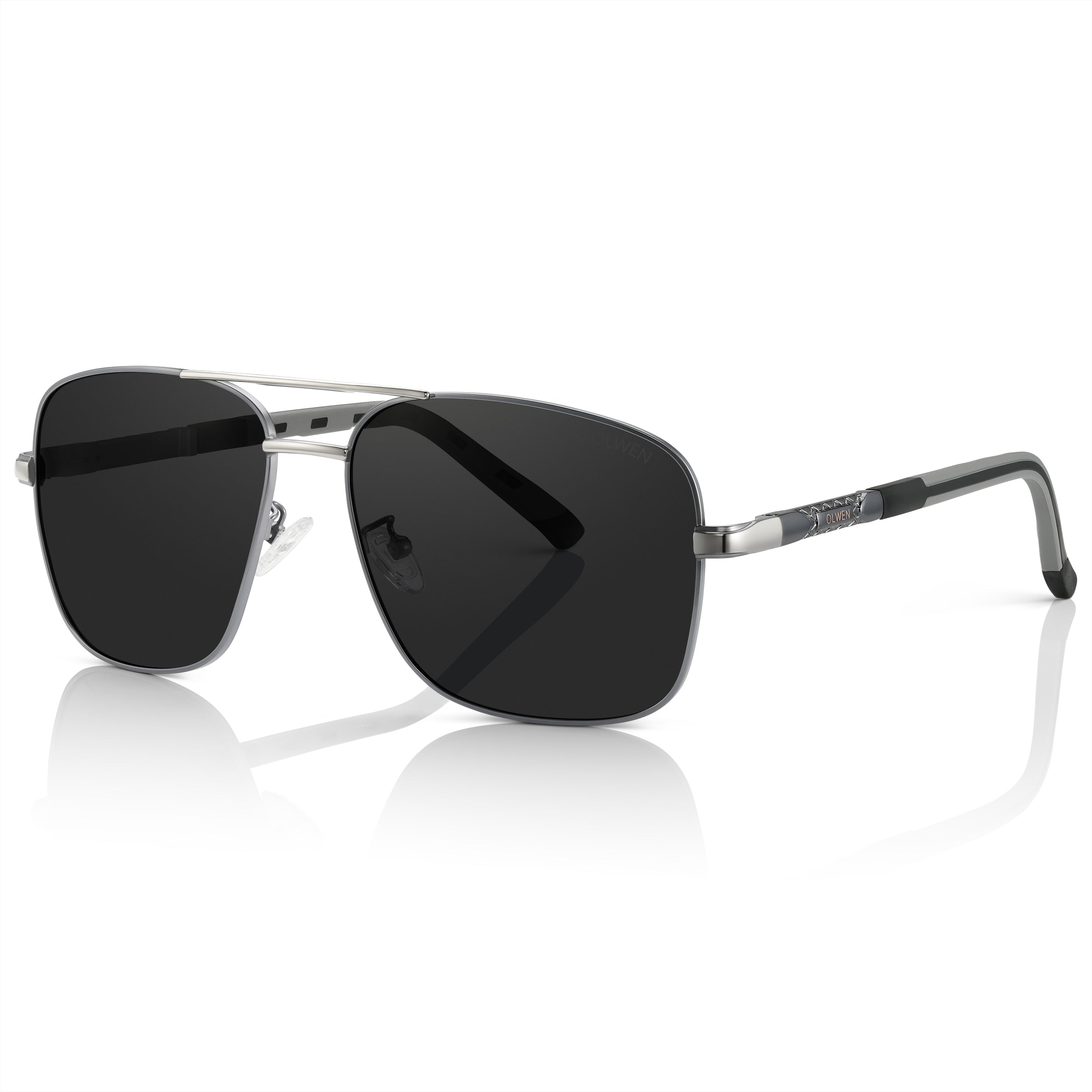 xxl goggles XXL Navigator Sunglasses (Square Frame Aviator) for Big Heads & Wide Faces, Frame: 156mm, Lens: 64mm
