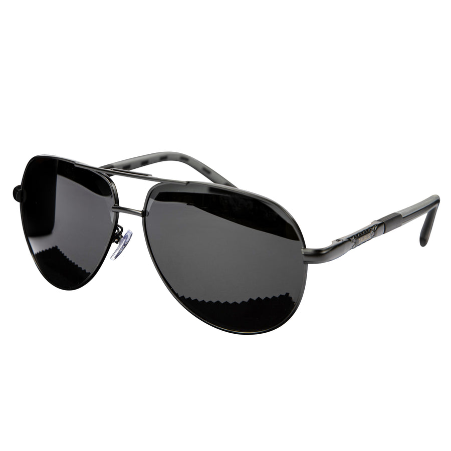 Aviator Sunglasses - Polarized XL/XXL For Large Heads (Free Hard Case)