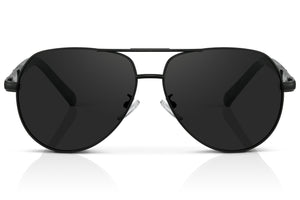 Aviator Sunglasses - Polarized XL/XXL For Large Heads (Free Hard Case)