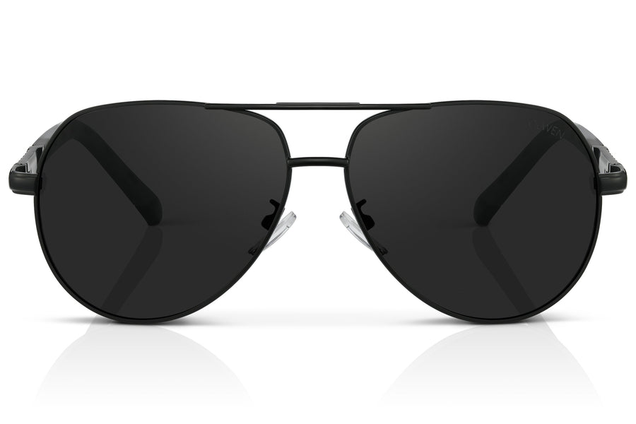 Aviator Sunglasses - Polarized XL/XXL For Large Heads (Free Hard Case)