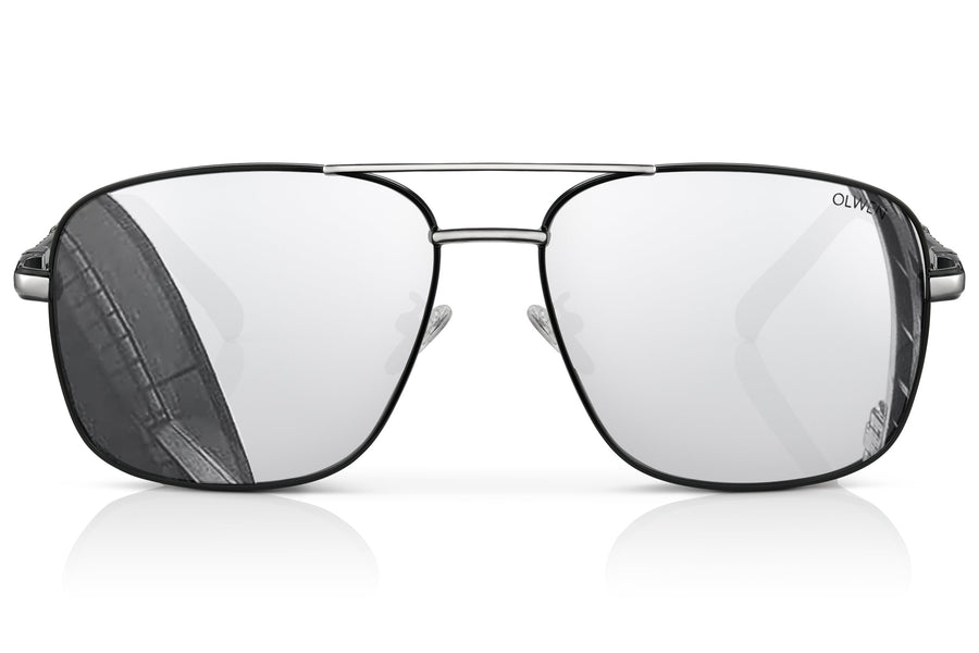 Navigator Sunglasses - Polarized XL/XXL For Large Heads (Free Hard Case)