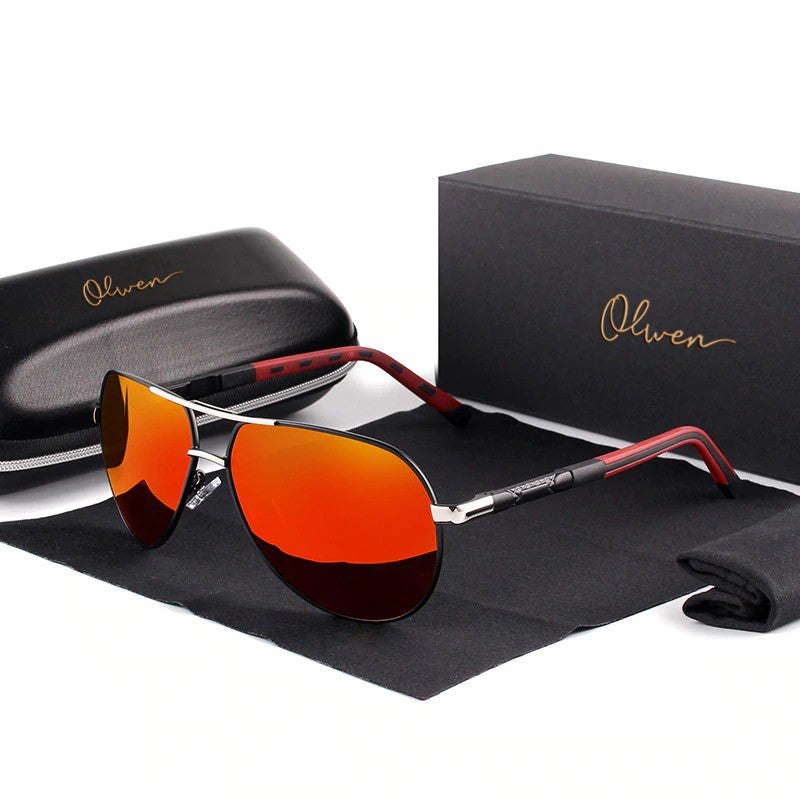 160mm Oversized Sunglasses Polarized Men Women Aviation Sun Glasses for Man  Big Wide Face Mirror Fashion